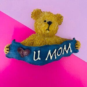 Boyds Bears Brooch Pin LOVE YOU MOM